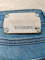 Women Diesel Ronhary Blue Wash 008IG Straight Low Waist W27 L30 (EU 36/S) Jeans