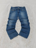 Women Diesel Ronhary Blue Wash 008IG Straight Low Waist W27 L30 (EU 36/S) Jeans