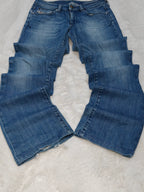 Women Diesel Ronhary Blue Wash 008IG Straight Low Waist W27 L30 (EU 36/S) Jeans