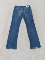 Women Diesel Ronhary Blue Wash 008IG Straight Low Waist W27 L30 (EU 36/S) Jeans