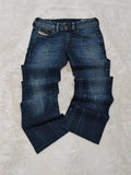 Women Diesel Ronhary Blue Wash 008WR Straight Bootcut W25 L28 (EU 34/XS) Jeans