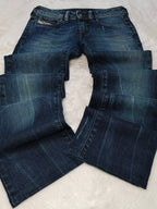 Women Diesel Ronhary Blue Wash 008WR Straight Bootcut W25 L28 (EU 34/XS) Jeans