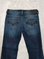 Women Diesel Ronhary Blue Wash 008WR Straight Bootcut W25 L28 (EU 34/XS) Jeans