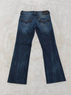 Women Diesel Ronhary Blue Wash 008WR Straight Bootcut W25 L28 (EU 34/XS) Jeans