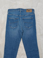 Women Diesel Skinzee - High Blue Wash R6BA8 Super Slim Skinny W27 L32 (EU 36/S) Jeans