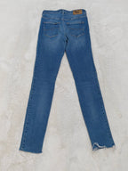 Women Diesel Skinzee - High Blue Wash R6BA8 Super Slim Skinny W27 L32 (EU 36/S) Jeans