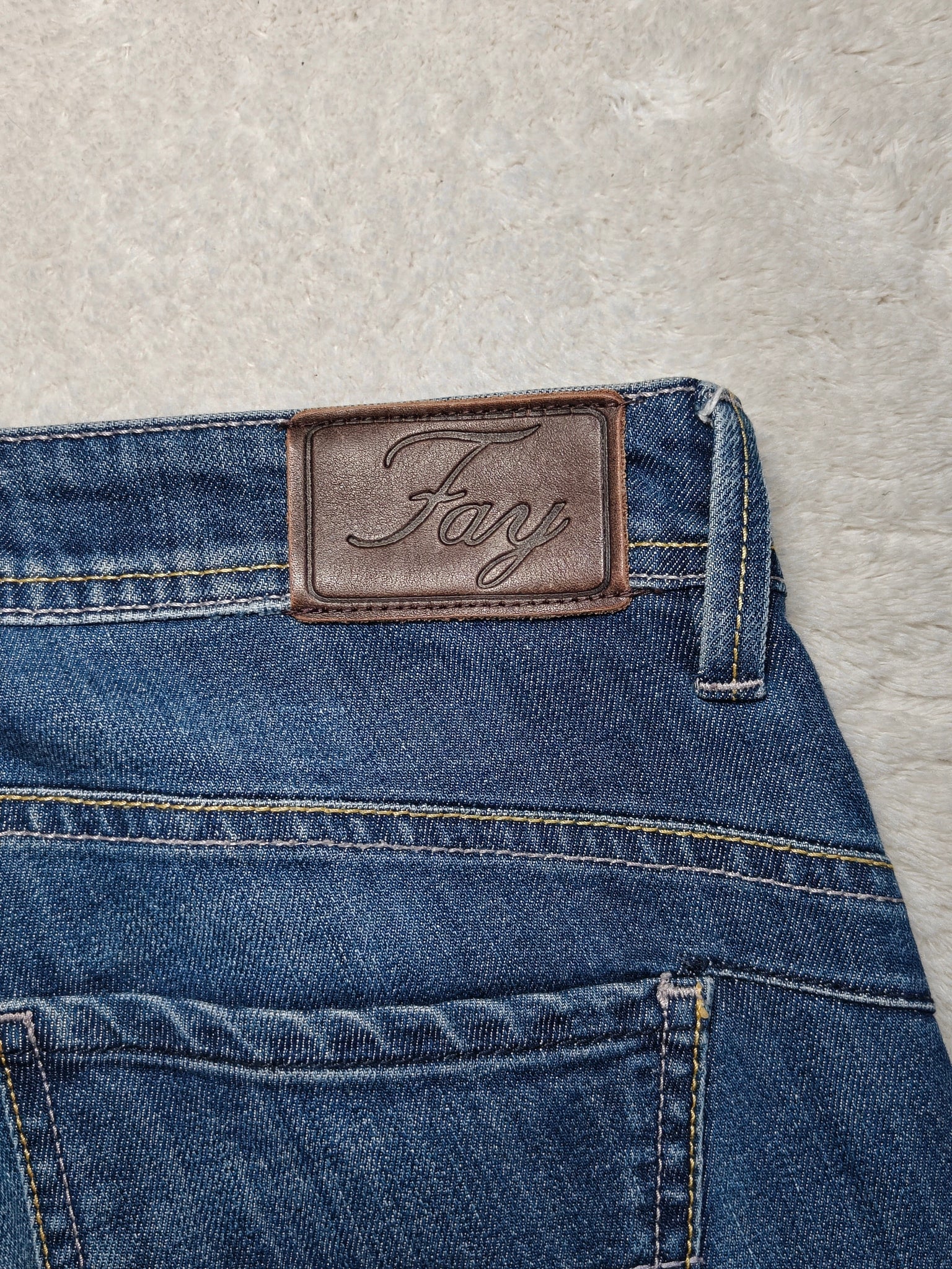 Women Fay Blue Straight W29 L28 (EU 38/M) Jeans