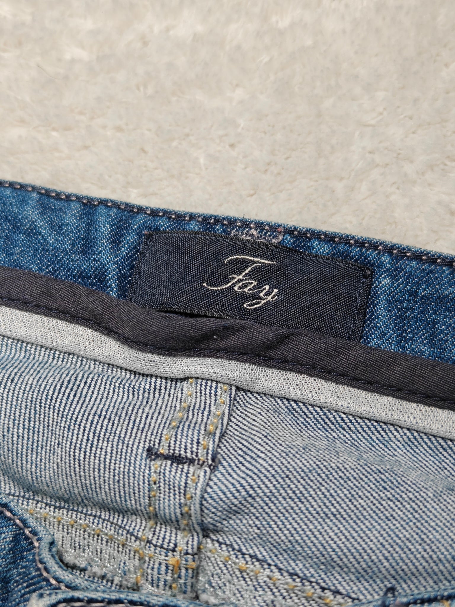 Women Fay Blue Straight W29 L28 (EU 38/M) Jeans