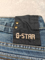 Women G - Star 3301 Blue Straight Slim W30 L34 (EU 40/L) Jeans