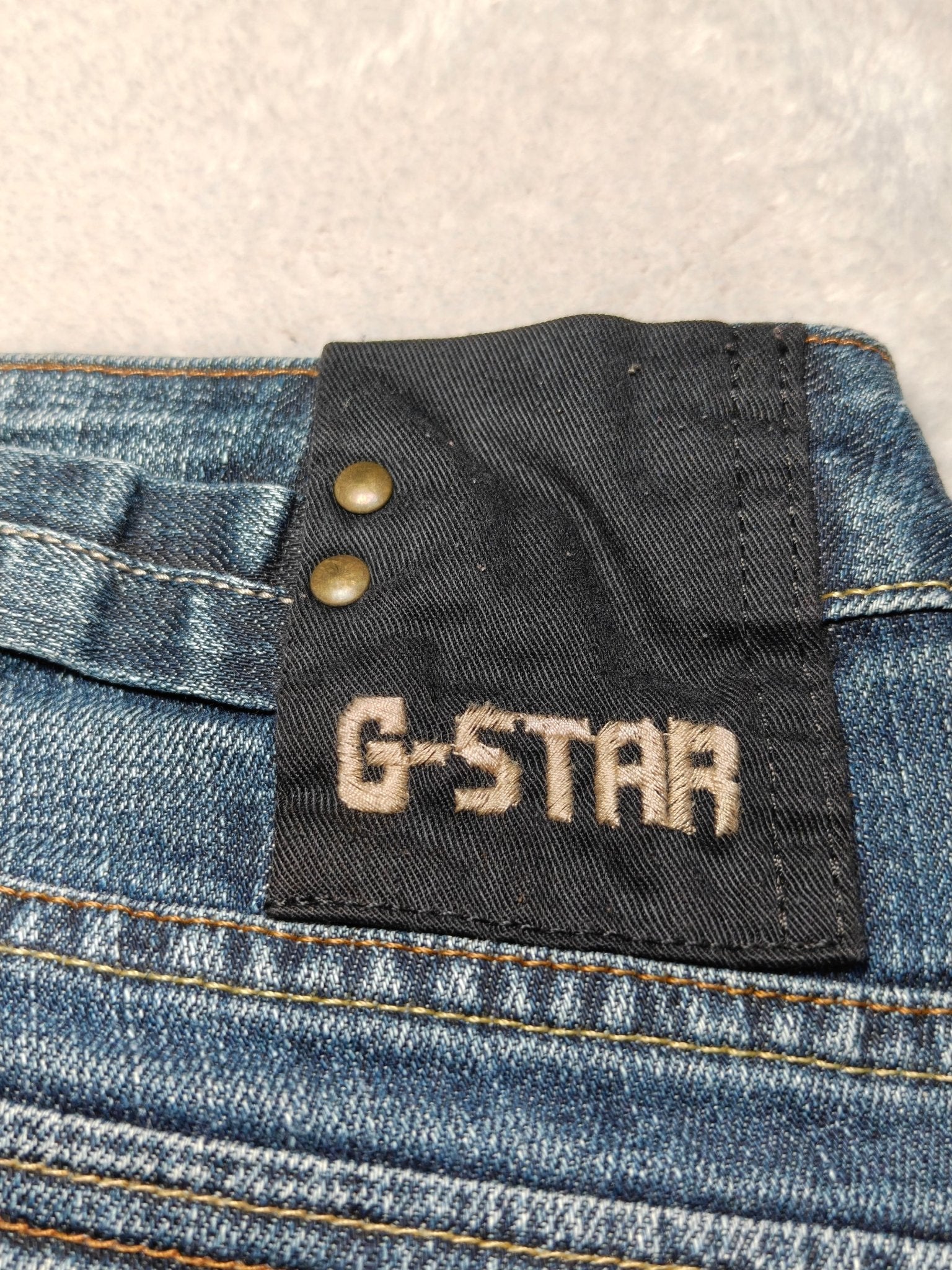 Women G - Star 3301 Blue Straight Slim W30 L34 (EU 40/L) Jeans
