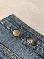 Women G - Star 3301 Blue Straight Slim W30 L34 (EU 40/L) Jeans