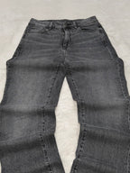 Women G - Star 3301 Dark Grey Fade Black Straight W26 L28 (EU36/S) Jeans