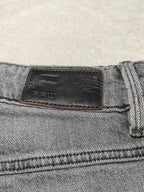 Women G - Star 3301 Dark Grey Fade Black Straight W26 L28 (EU36/S) Jeans