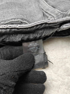 Women G - Star 3301 Dark Grey Fade Black Straight W26 L28 (EU36/S) Jeans
