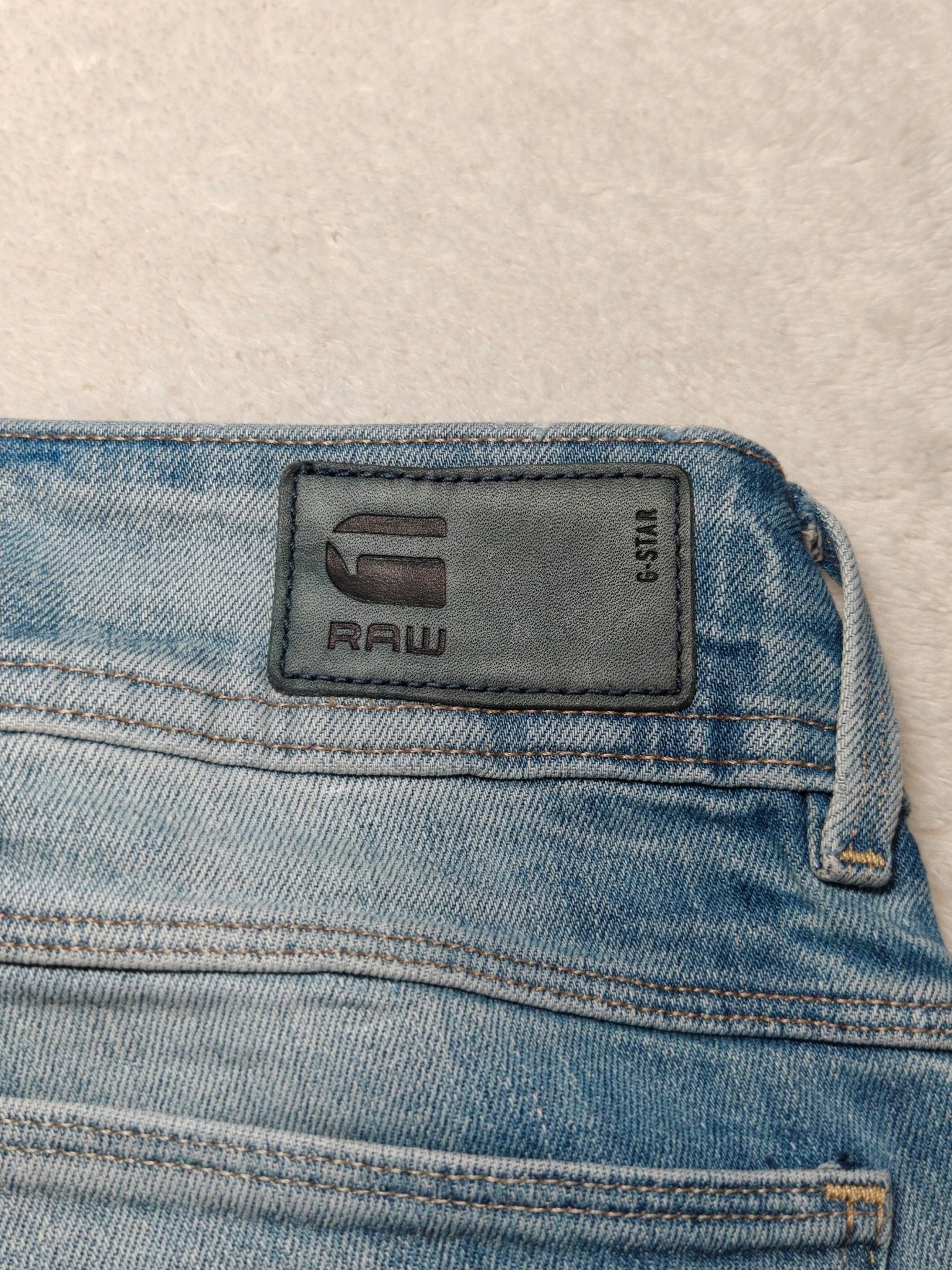 Women G - Star Lynn Light Blue Slim Mid Skinny W26 L30 (EU 36/S) Jeans