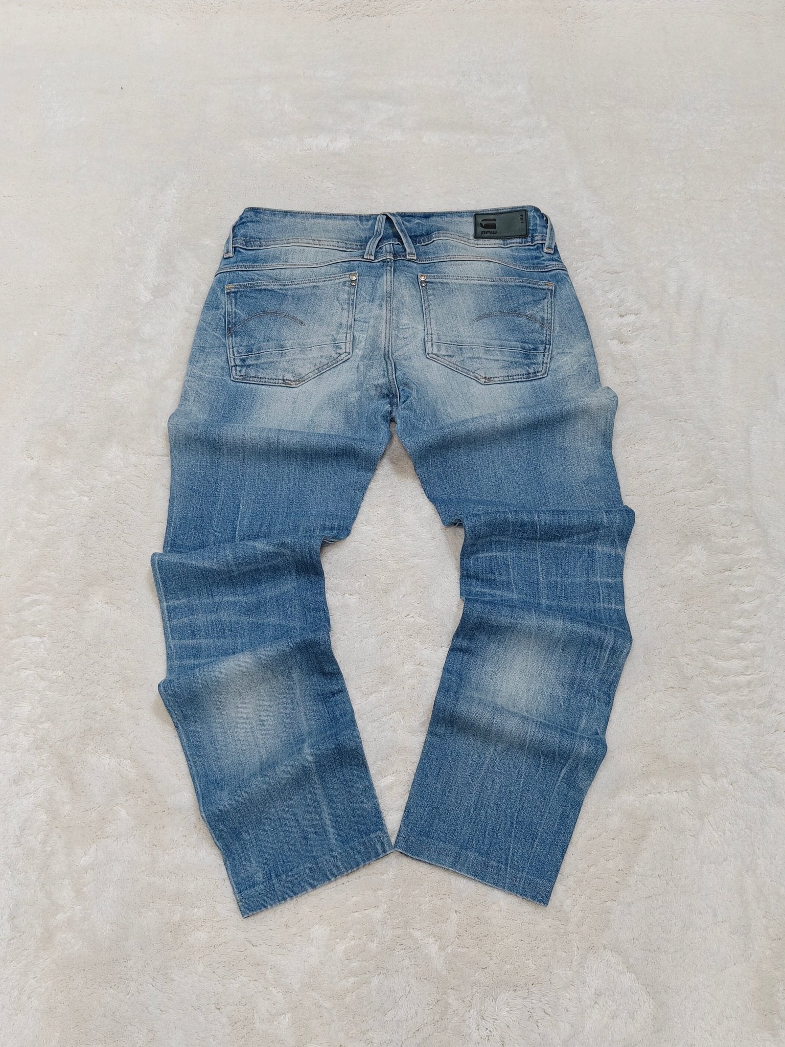Women G - Star Lynn Light Blue Slim Mid Skinny W26 L30 (EU 36/S) Jeans