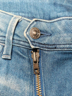 Women G - Star Lynn Zip Light Blue Mid Skinny W28 L34 (EU 38/M) Jeans