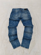 Women G - Star Lynn Zip Light Blue Mid Skinny W28 L34 (EU 38/M) Jeans