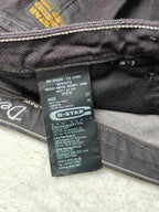 Women G - Star Micro Midge Black Skinny W27 L30 (EU 36/S) Jeans
