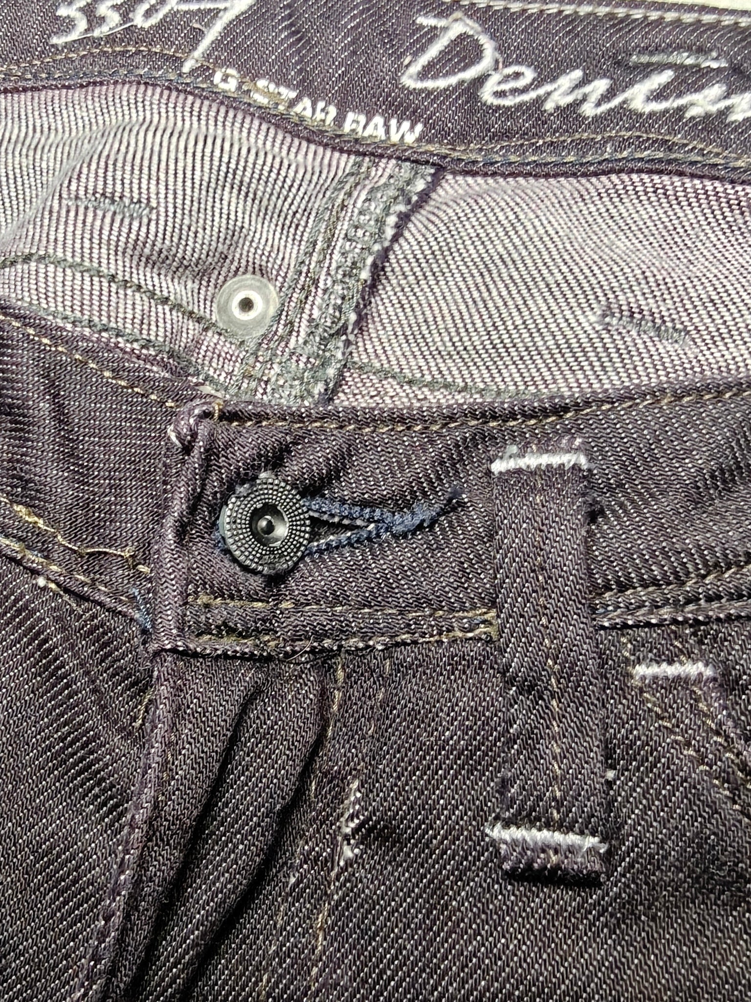 Women G - Star Micro Midge Black Skinny W27 L30 (EU 36/S) Jeans