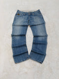 Women G - Star Midge Light Blue Straight W30 L34 (EU 40/L) Jeans