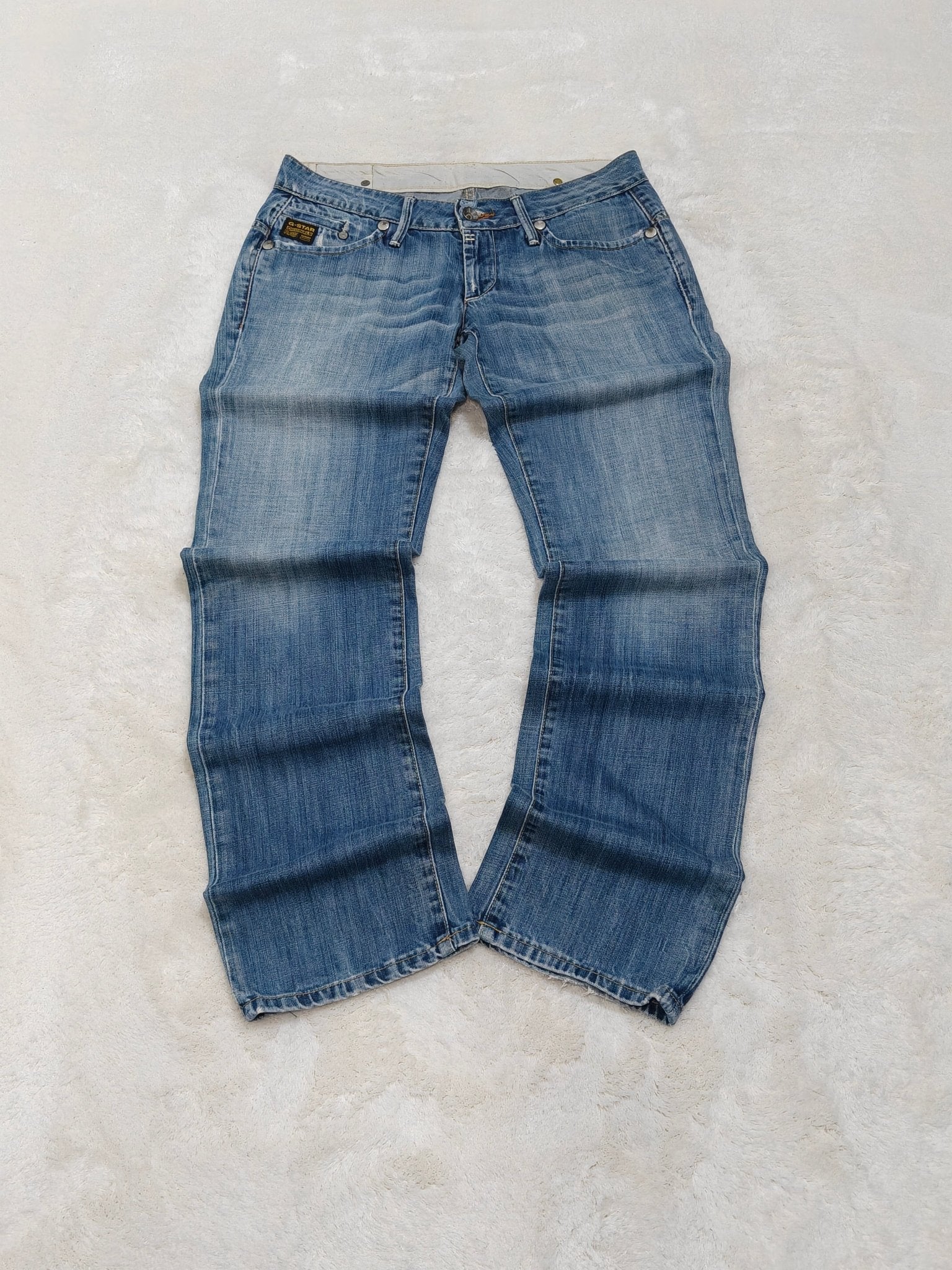 Women G - Star Midge Light Blue Straight W30 L34 (EU 40/L) Jeans
