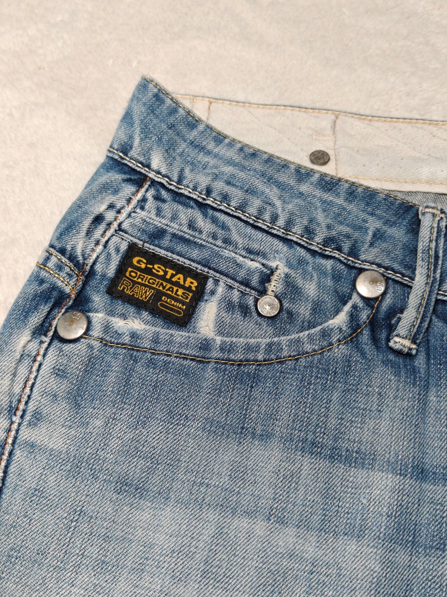 Women G - Star Midge Light Blue Straight W30 L34 (EU 40/L) Jeans
