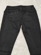 Women G - Star Midge Zip Black Faded Super Skinny W26 L32 (EU 36/S) Jeans