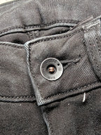 Women G - Star Midge Zip Black Faded Super Skinny W26 L32 (EU 36/S) Jeans