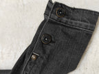 Women Guess Black Faded Slim Fit Denim Jacket (M)