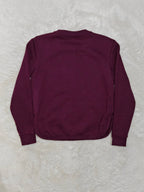 Women Lacoste Bordeaux Relaxed Fit Sweatshirt (EU 34/XS)
