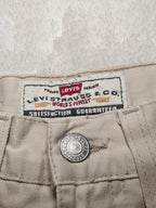 Women Levi's 441 Beige Vintage Straight W27 L30 (EU 36/S) Jeans