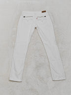 Women Levi's 473 White Slim Low Waist W31 L34 (EU 40/L) Jeans