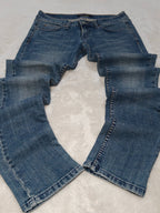 Women Levi's 524 Top Superlow Blue Skinny W29 L32 (EU 38/M) Jeans