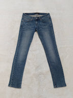 Women Levi's 524 Top Superlow Blue Skinny W29 L32 (EU 38/M) Jeans
