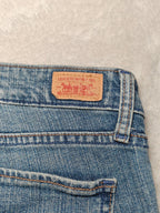 Women Levi's 524 Top Superlow Blue Skinny W29 L32 (EU 38/M) Jeans
