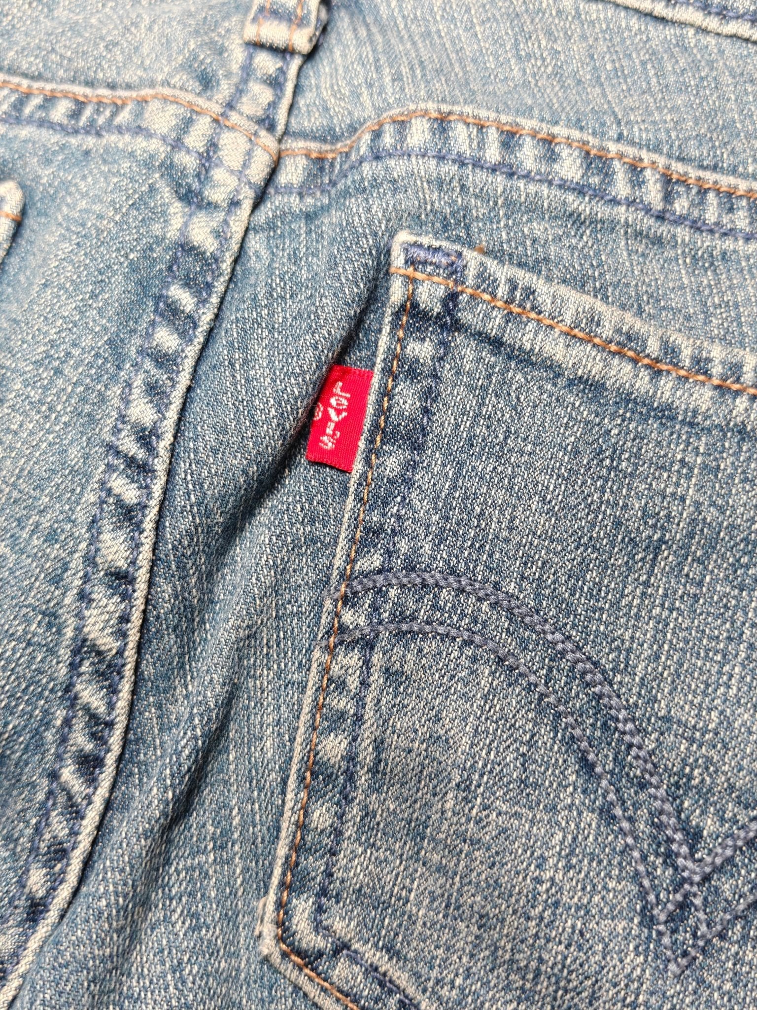 Women Levi's 524 Top Superlow Blue Skinny W29 L32 (EU 38/M) Jeans