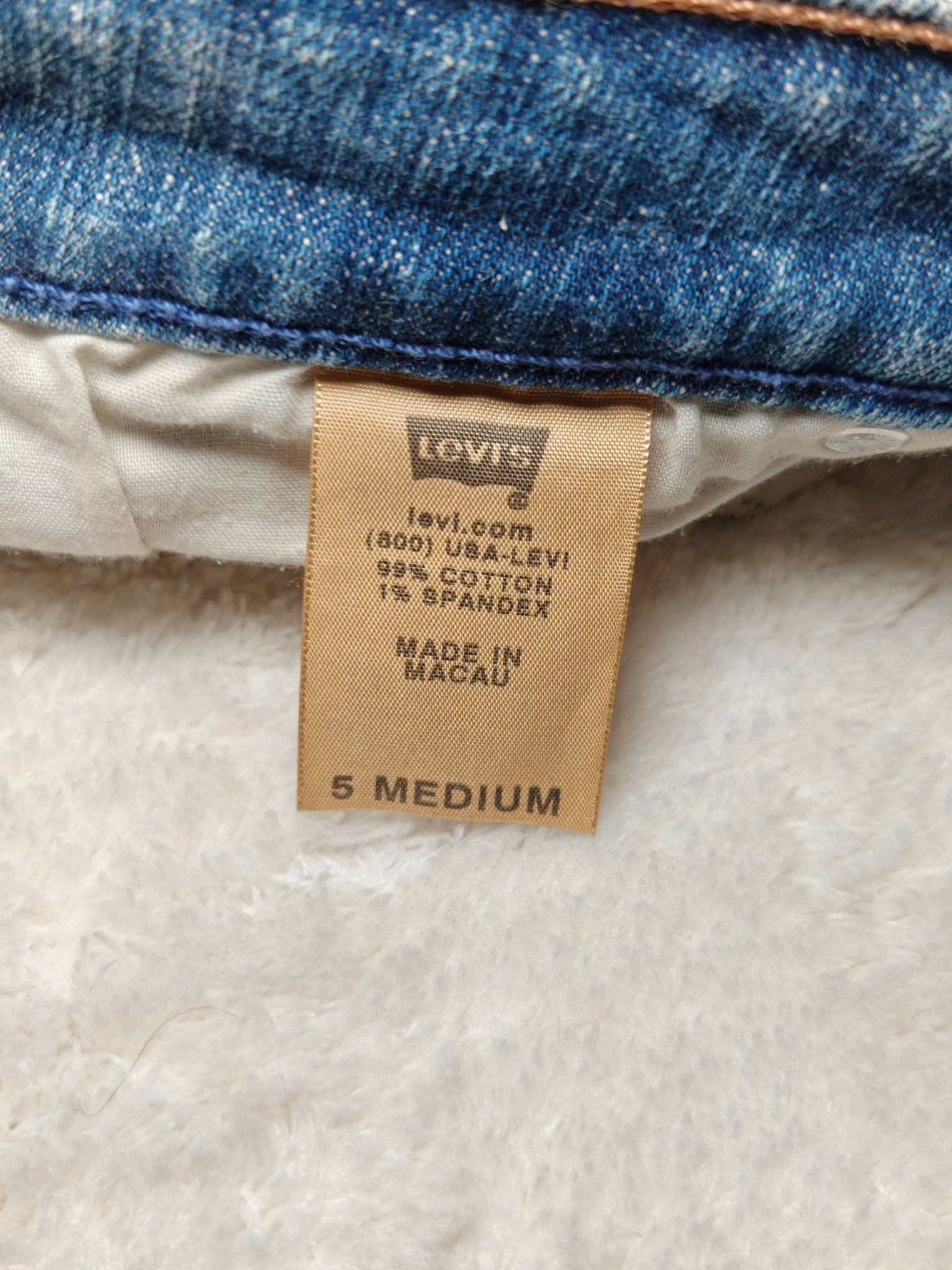 Women Levi's 524 Top Superlow Blue Skinny W29 L32 (EU 38/M) Jeans