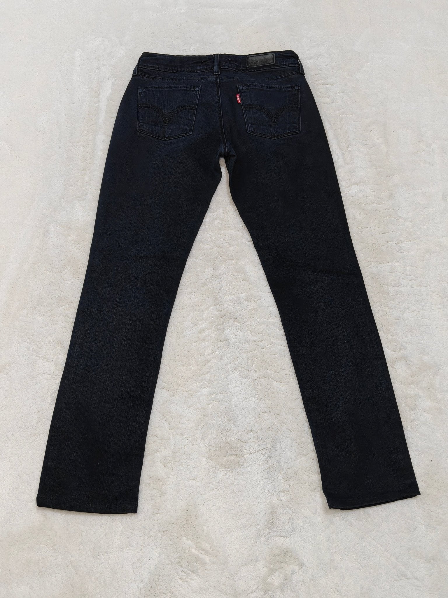 Women Levi's 571 Black Faded Slim Low Waist W29 L30 (EU 38/M) Jeans