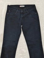 Women Levi's 571 Black Faded Slim Low Waist W29 L30 (EU 38/M) Jeans