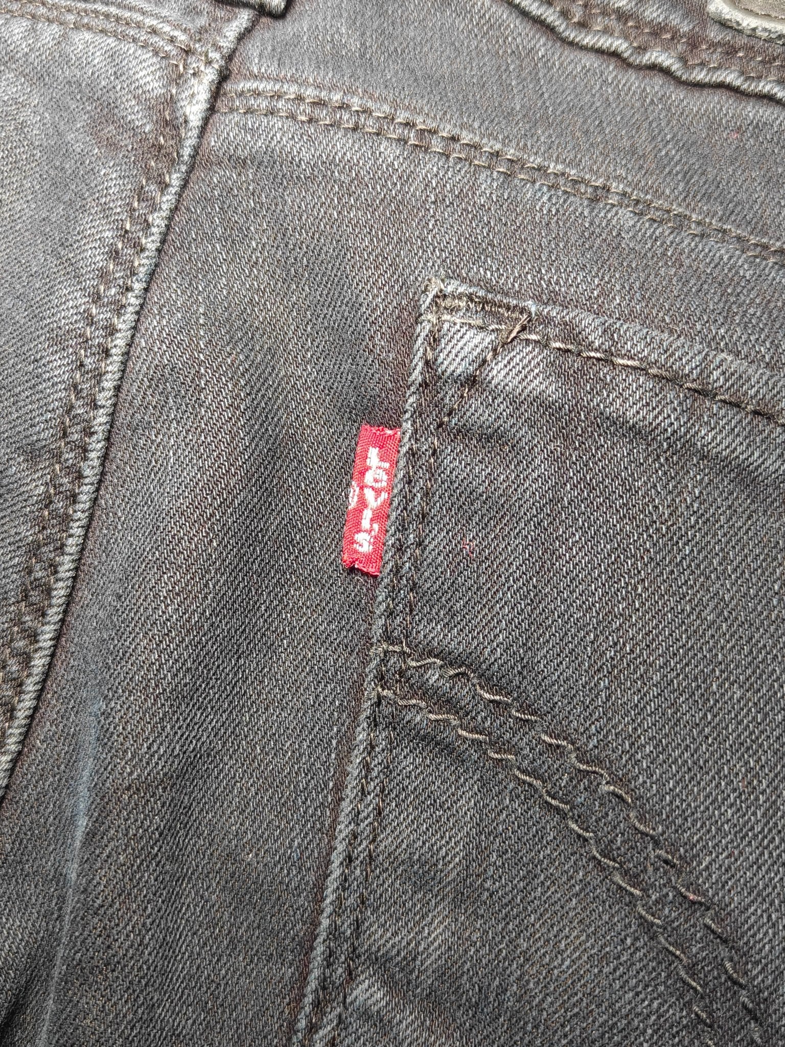 Women Levi's 571 Black Faded Slim Low Waist W29 L30 (EU 38/M) Jeans