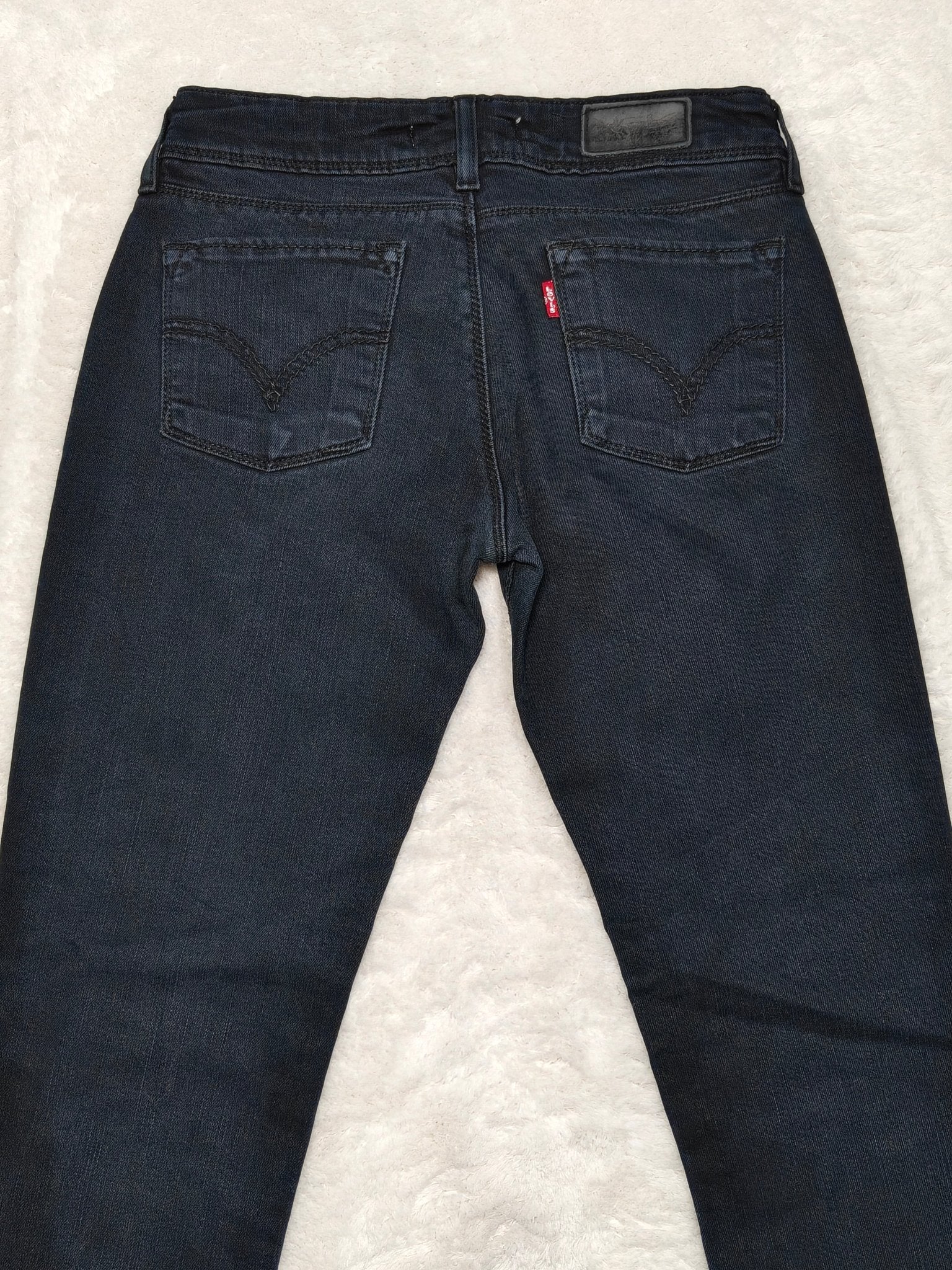Women Levi's 571 Black Faded Slim Low Waist W29 L30 (EU 38/M) Jeans