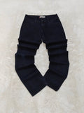Women Levi's 571 Dark Blue Straight Slim Low Waist W29 L34 (EU 38/M) Jeans