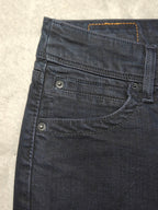 Women Levi's 571 Dark Blue Straight Slim Low Waist W29 L34 (EU 38/M) Jeans