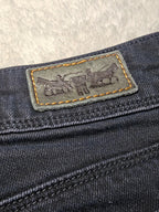 Women Levi's 571 Dark Blue Straight Slim Low Waist W29 L34 (EU 38/M) Jeans