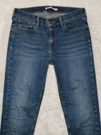 Women Levi's 710 Blue Super Skinny High Waist W30 L32 (EU 40/L) Jeans
