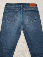 Women Levi's 710 Blue Super Skinny High Waist W30 L32 (EU 40/L) Jeans