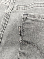 Women Levi's 710 Grey Black Faded Super Skinny W28 L32 (EU 38/M) Jeans