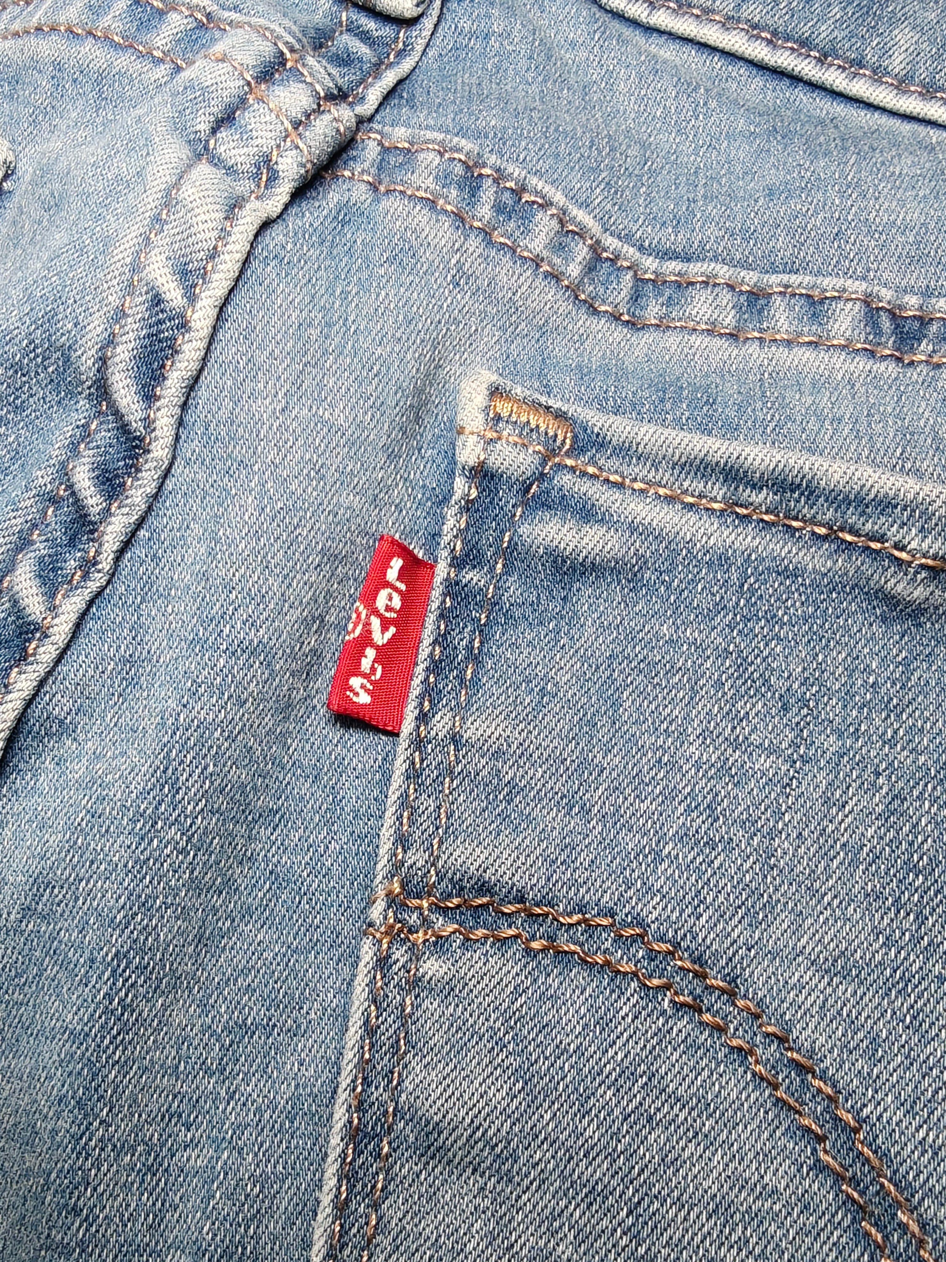 Women Levi's 710 Light Blue Super Skinny Mid Waist W27 L28 (EU 36/S) Jeans