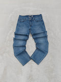 Women Levi's 710 Light Blue Super Skinny Mid Waist W27 L28 (EU 36/S) Jeans